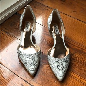 Badgley Mischka Ginny D’Orsay kitten heels